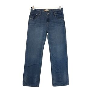 Levi's 505 Regular Fit Blue Kids‎ Jeans Husky Size 16H W34 L30
